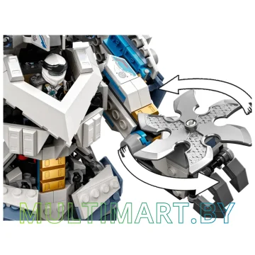 Конструктор LEGO Ninjago 71738 Битва с роботом Зейна картинка 13